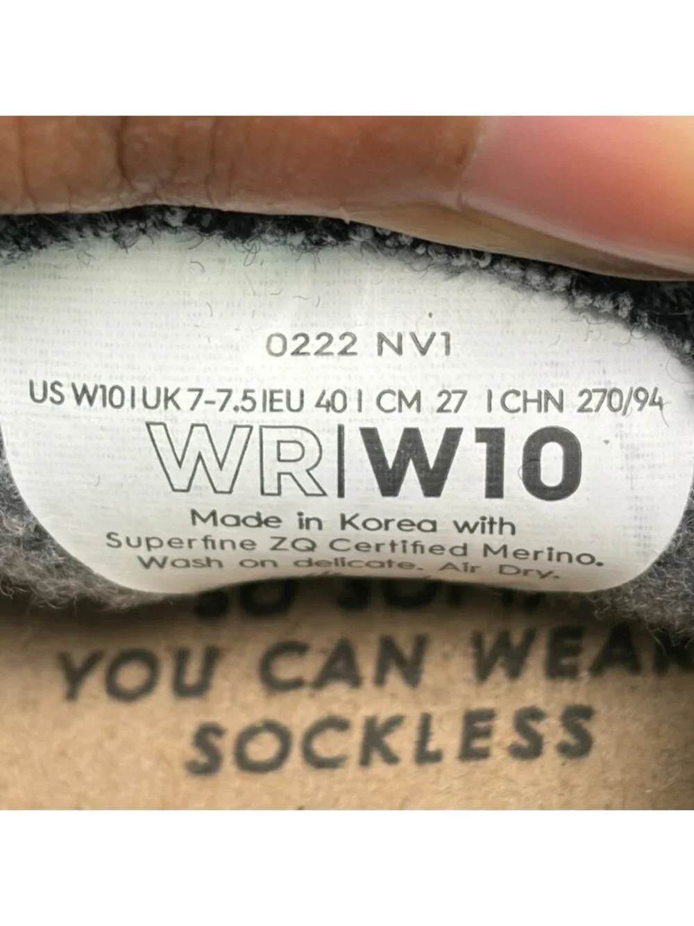 Allbirds Wool Runners Womens Size 10 Dark Gray Athletic Walking Shoes Sneakers